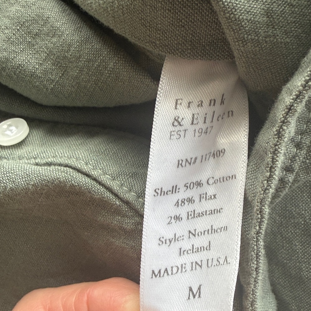 FRANK & EILEEN Northern Ireland Jumpsuit Sage - Picture 9 of 14